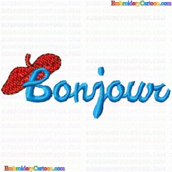 France 6 Embroidery Design