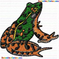 Frogs 10 Embroidery Design