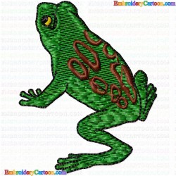 Frogs 23 Embroidery Design