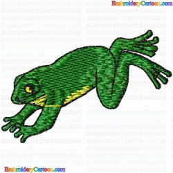 Frogs 25 Embroidery Design