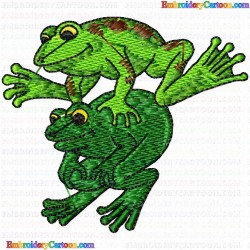 Frogs 31 Embroidery Design