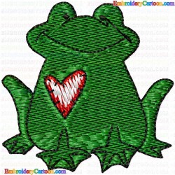 Frogs 33 Embroidery Design