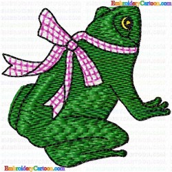 Frogs 35 Embroidery Design