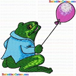 Frogs 37 Embroidery Design