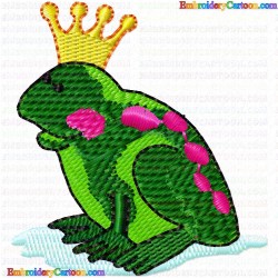 Frogs 38 Embroidery Design