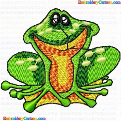 Frogs 39 Embroidery Design