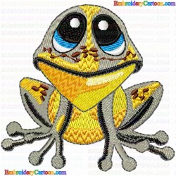 Frogs 40 Embroidery Design