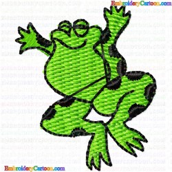 Frogs 41 Embroidery Design