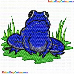 Frogs 45 Embroidery Design