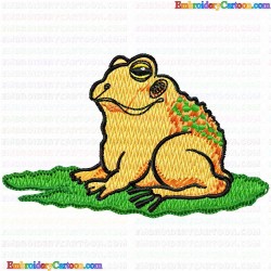 Frogs 47 Embroidery Design