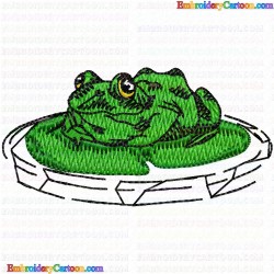 Frogs 50 Embroidery Design