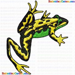 Frogs 53 Embroidery Design