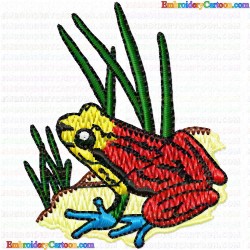 Frogs 54 Embroidery Design