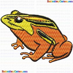 Frogs 55 Embroidery Design