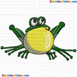 Frogs 59 Embroidery Design