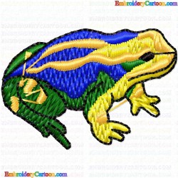 Frogs 61 Embroidery Design