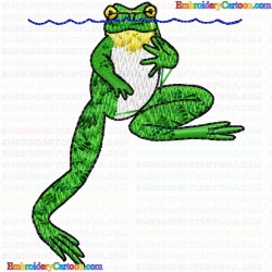 Frogs 62 Embroidery Design