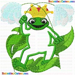 Frogs 70 Embroidery Design