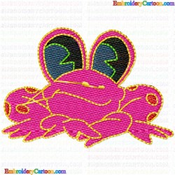 Frogs 74 Embroidery Design