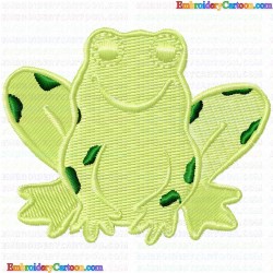 Frogs 76 Embroidery Design