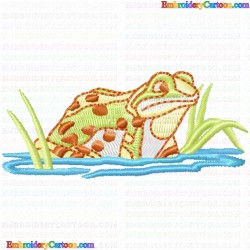 Frogs 79 Embroidery Design