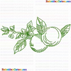 Fruits 13 Embroidery Design