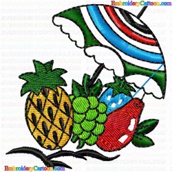 Fruits 1 Embroidery Design