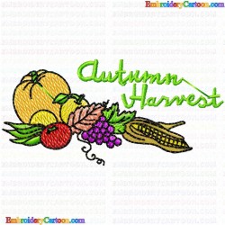 Fruits 20 Embroidery Design