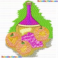 Fruits 30 Embroidery Design