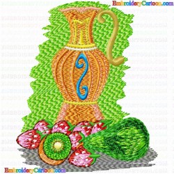 Fruits 32 Embroidery Design