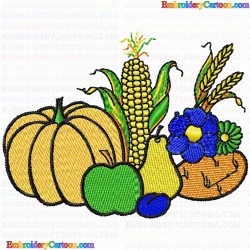 Fruits 3 Embroidery Design