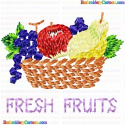 Fruits 40 Embroidery Design