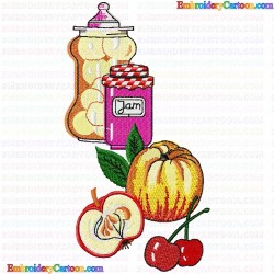 Fruits 42 Embroidery Design