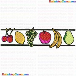 Fruits 47 Embroidery Design