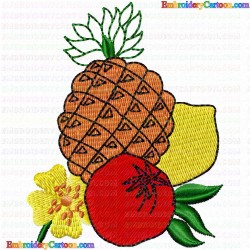 Fruits 4 Embroidery Design