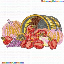 Fruits 50 Embroidery Design