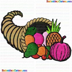 Fruits 9 Embroidery Design