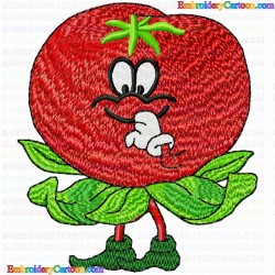 Funny Veggies 12 Embroidery Design