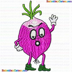 Funny Veggies 4 Embroidery Design