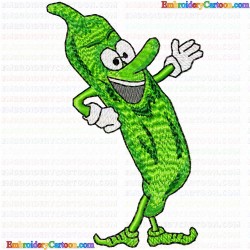 Funny Veggies 5 Embroidery Design