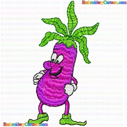 Funny Veggies 6 Embroidery Design