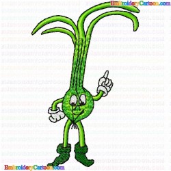 Funny Veggies 9 Embroidery Design