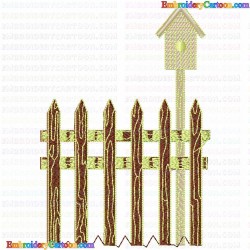 Garden Barriers 10 Embroidery Design