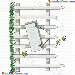 Garden Barriers 14 Embroidery Design