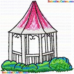 Garden Barriers 1 Embroidery Design