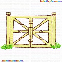 Garden Barriers 45 Embroidery Design