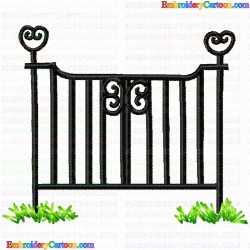 Garden Barriers 47 Embroidery Design