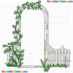 Garden Barriers 53 Embroidery Design