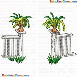 Garden Barriers 61 Embroidery Design