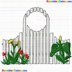 Garden Barriers 62 Embroidery Design